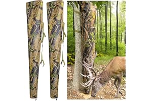 Adnee Adjustable Camo Deer Bag Feeders-100 lb Tree Hugger Gravity Deer Feeder with Adjustable Strap-Waterproof Deer Feeder Ba