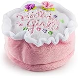 Haute Diggity DogBirthday Collection – Soft Plush Celebration Dog Toys with Squeaker and Fun, Colorful, Unique Parody Designs Made from Safe, Machine-Washable Materials for All Dog Breeds & Sizes