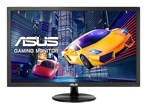 Asus VP228TE 54,6 cm (21,5 Zoll) Monitor (VGA, DVI, 1ms Reaktionszeit, Full HD) schwarz
