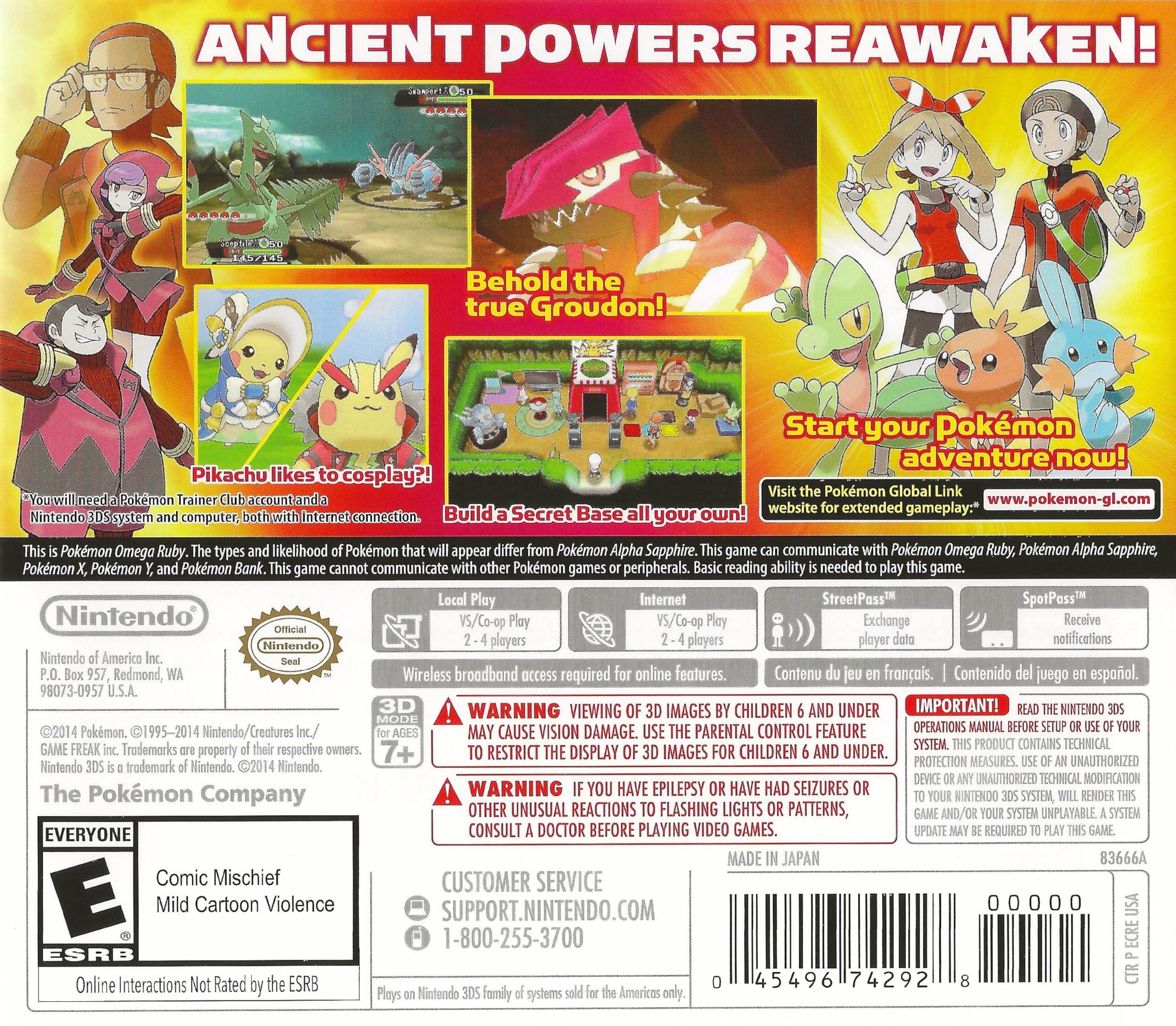 Pokémon Omega Ruby - Nintendo 3DS (Renewed)