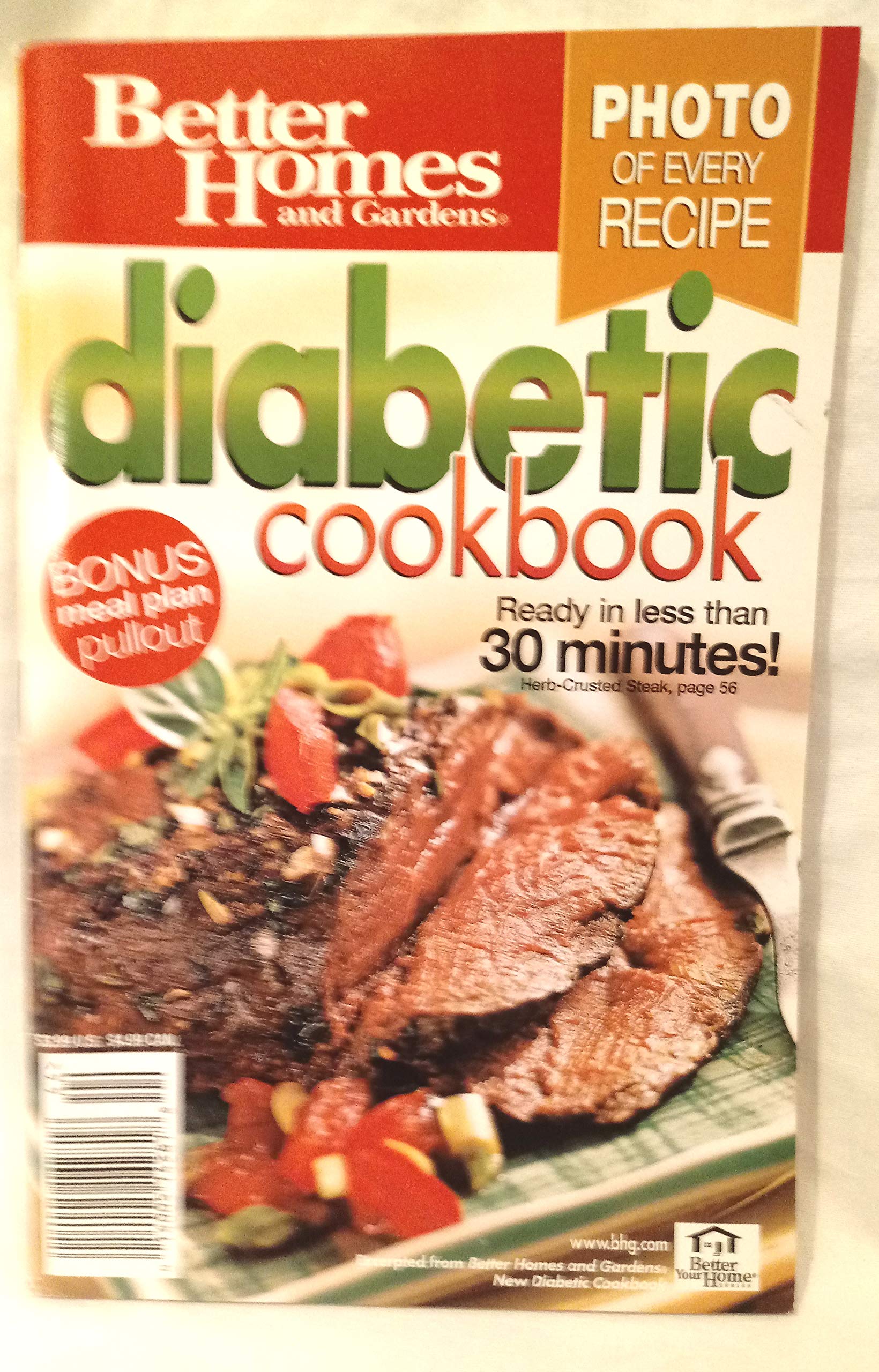 Better Homes & Gardens Diabetic Cookbook Ready in Less Than 30 Minutes:  Amazon.com: Books