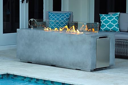 Amazon Com Akoya Outdoor Essentials 70 Linear Rectangular Modern
