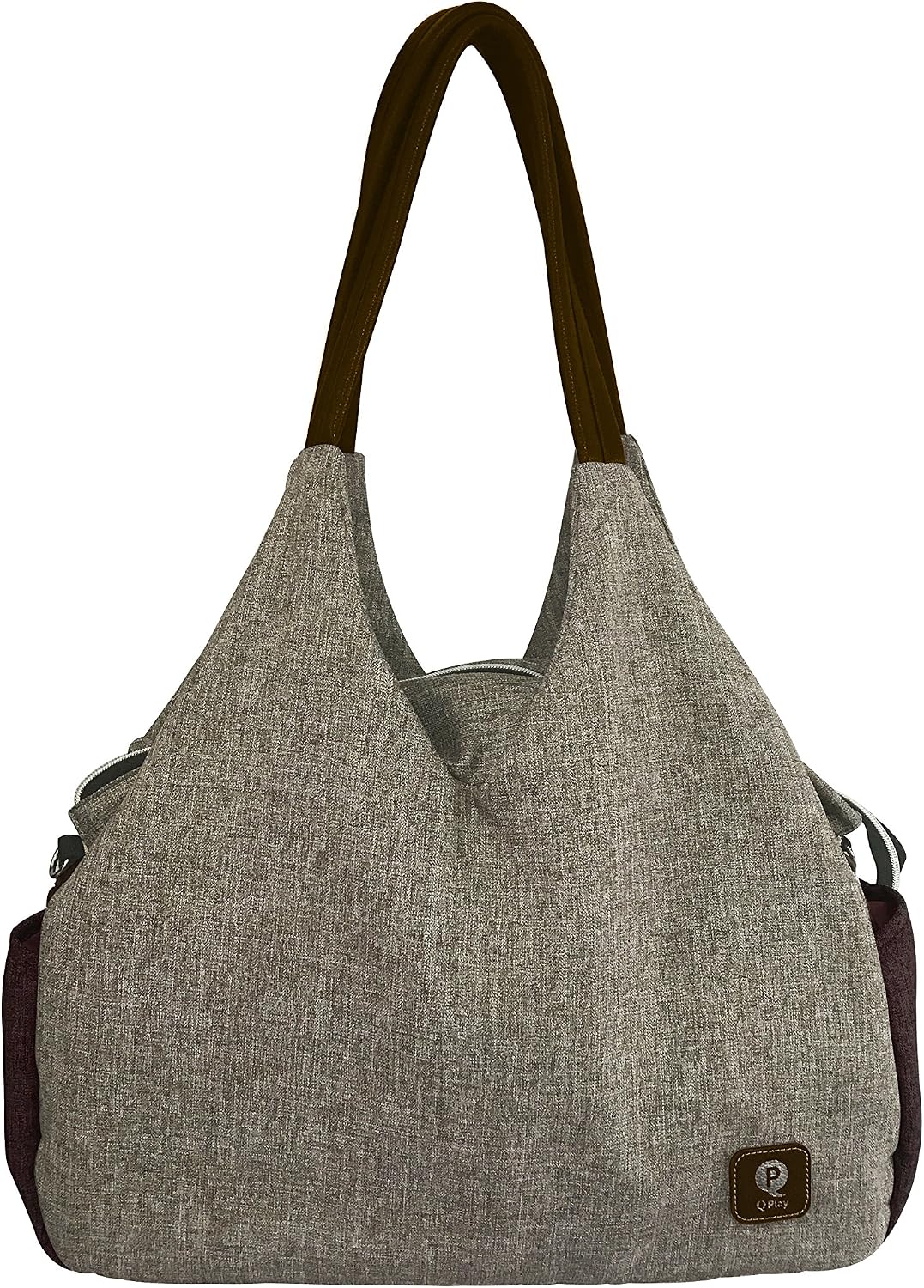 Qplay Unisex Carry Bags, Gray