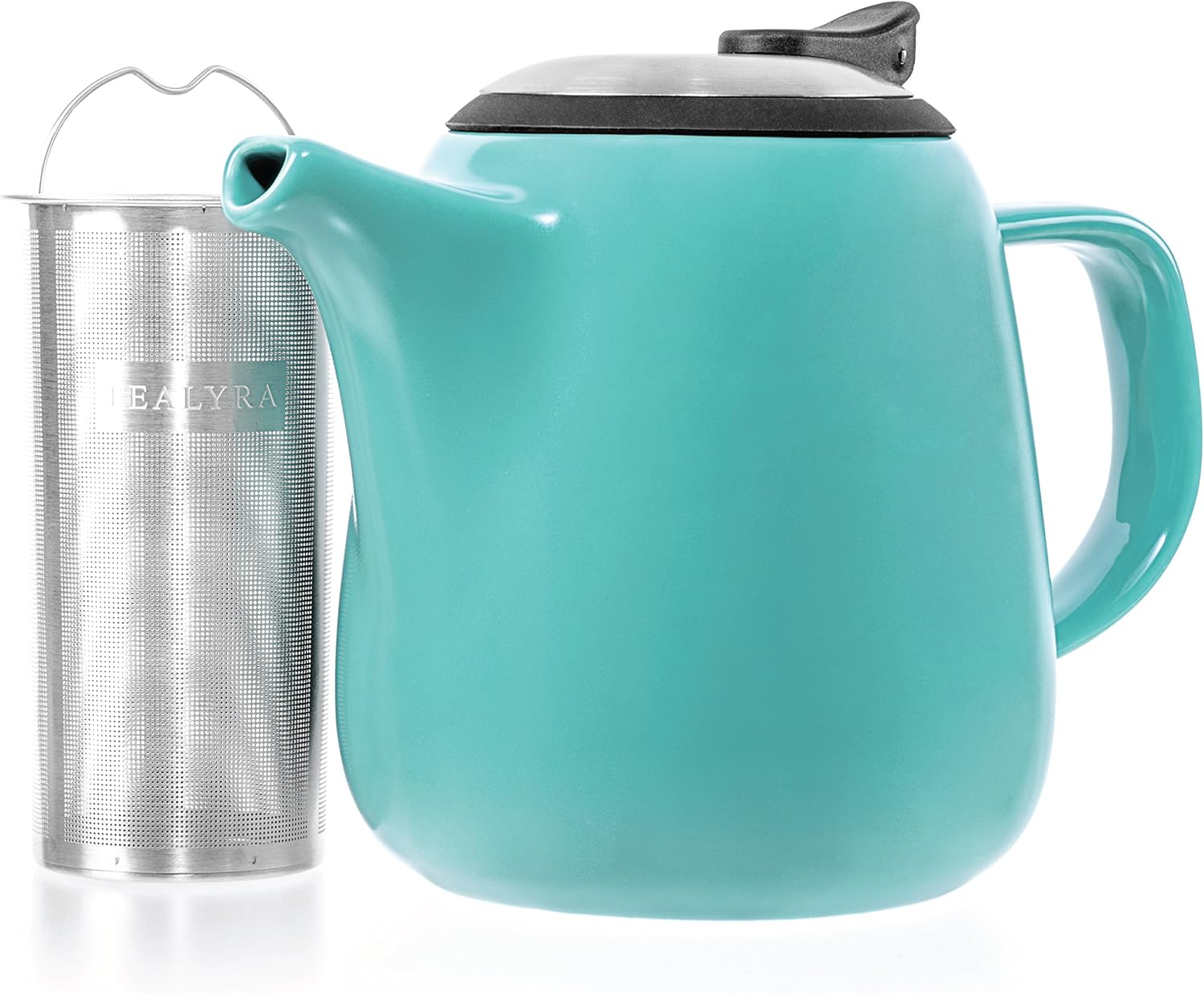 Tealyra Daze Ceramic Teapot Turquoise 800ml (23 Cups) Small