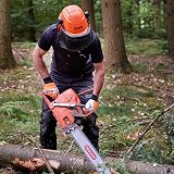 Oregon Chainsaw Safety Helmet with Protective Ear Muff and Mesh Visor view 5