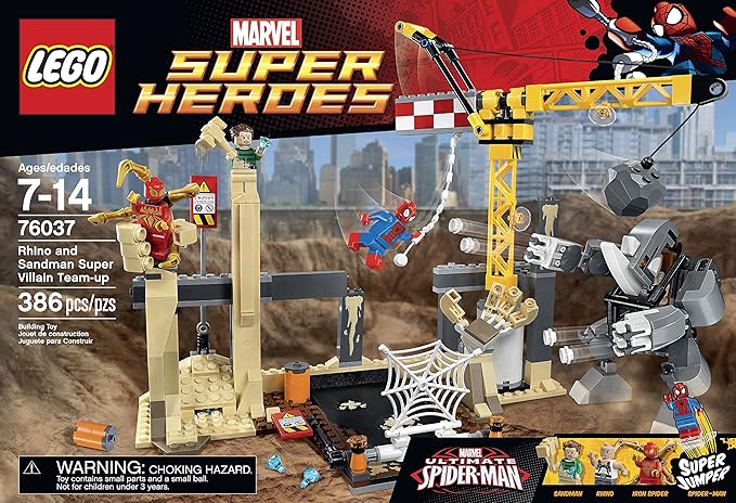 lego spiderman sandman set