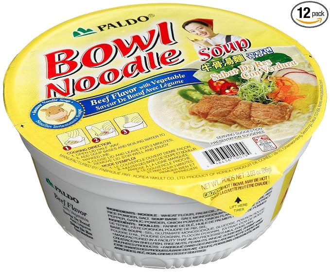 Noodle soup Bowl beef vege 3z! (648436100194)