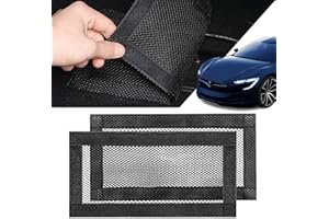 SARDVISA Backseat Air Vent Cover for Tesla Model 3 & Model Y, 2-Pack Rear Seat Air Condition Outlet Protector with Upgraded Mesh Cloth and Velcro, Car Air Vent Accessories for Tesla Model Y / 3