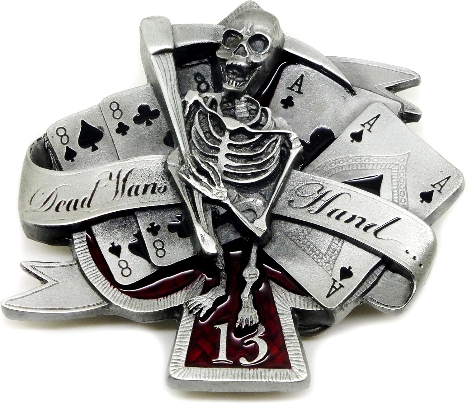 grim reaper belt buckle