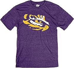 LSU Tigers Tri-Blend T-Shirt Vintage Icon Team