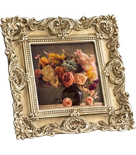 Amazon.com - Laura Ashley 4x4 White & Gold Ornate Textured Hand