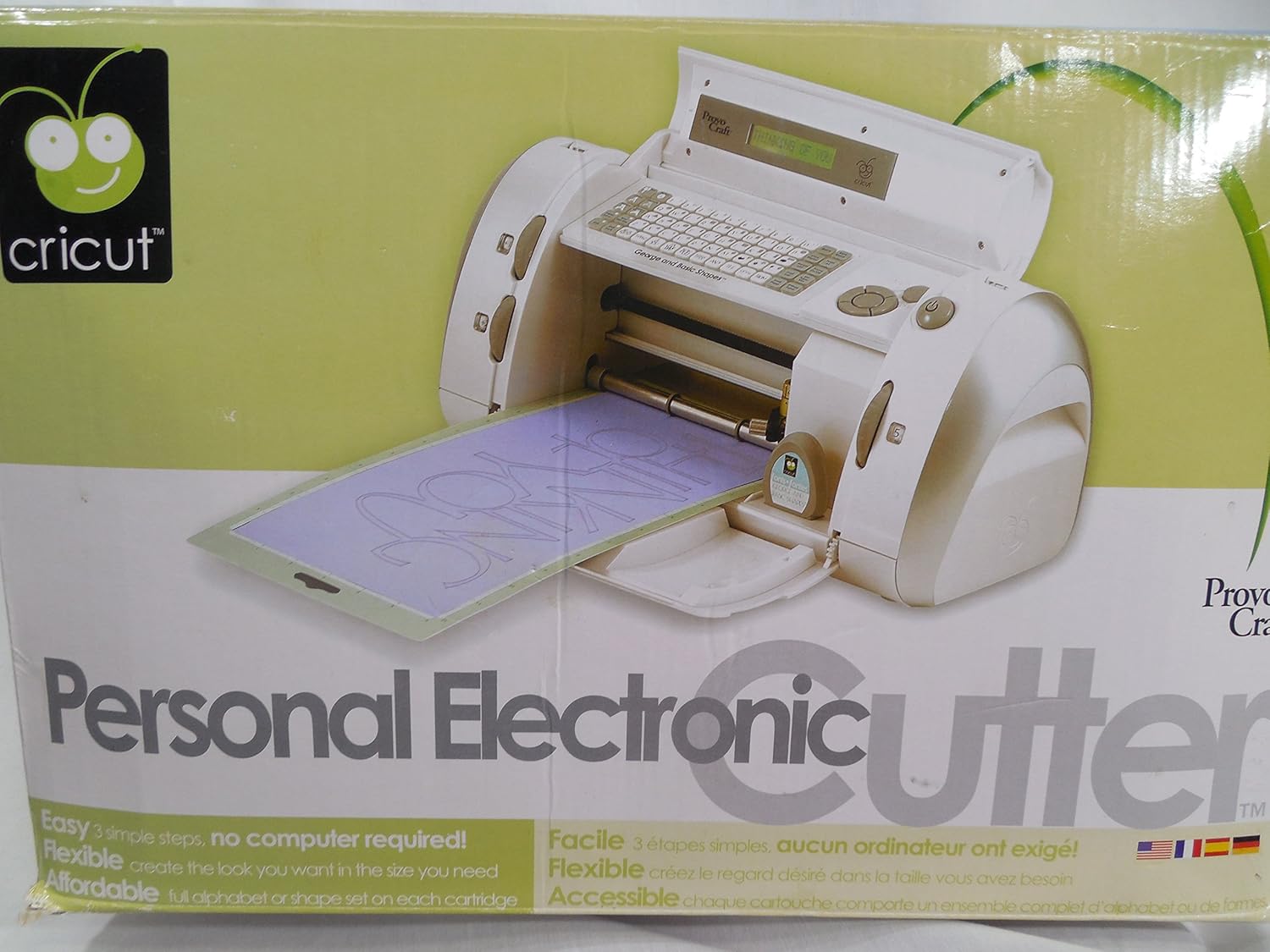 Cricut Personal Electronic Scrapbooking Cutter Machine Model CRV001 w