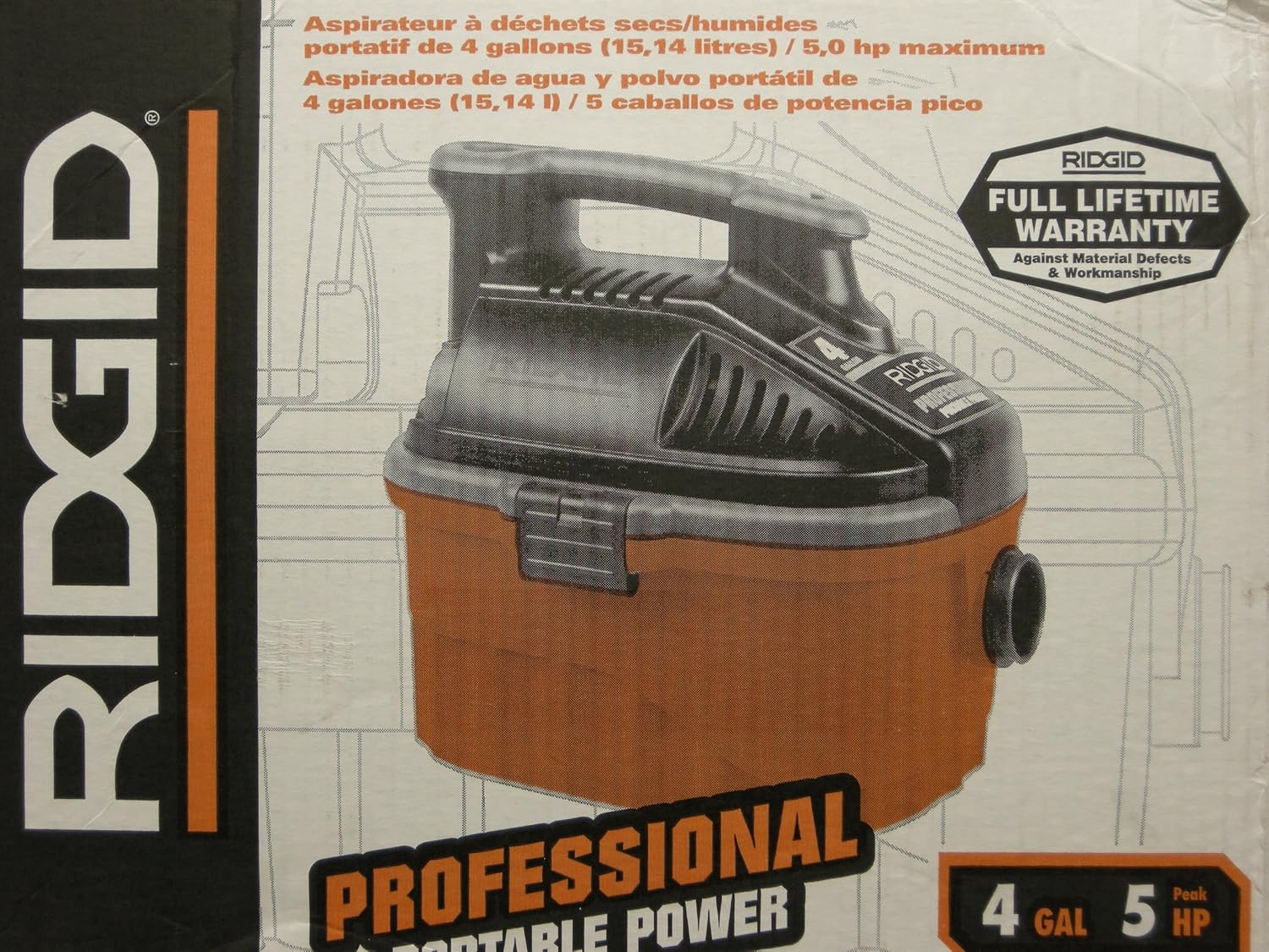 Best ridgid 4 gallon wet vac replacement hose