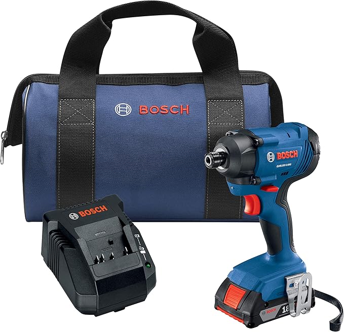 Bosch GDR18V1400B12 18V 1/4 in. Hex Impact Driver Kit Amazon.ca