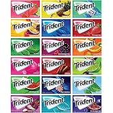 Tridents Chewing Gum Sampler Gum Variety Pack | Sugar-Free | Assorted Flavor (10 Pack) Receive 10 out of the 18 flavors