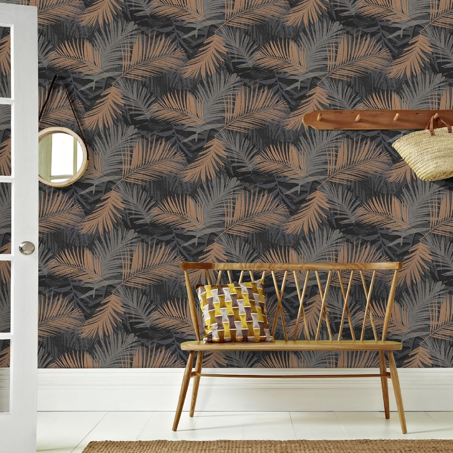 Boutique Black/Gold Tropical Jungle Glam Wallpaper Amazon.co.uk DIY