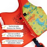 Go Swim Baby Toddler Kids Float Vest 1-6 Years 50+ UV Safety Strap Free Swim Bag view 5
