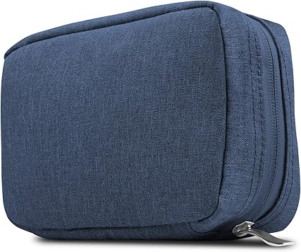 navy blue pouch bag