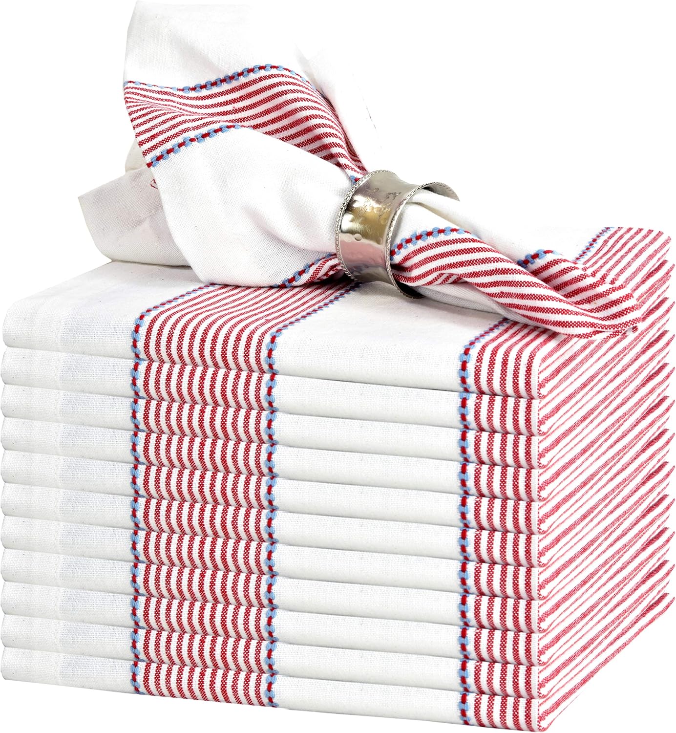 Charcoal Wedding Dinner Napkins Glamburg Cotton Cloth Napkin Set of 12