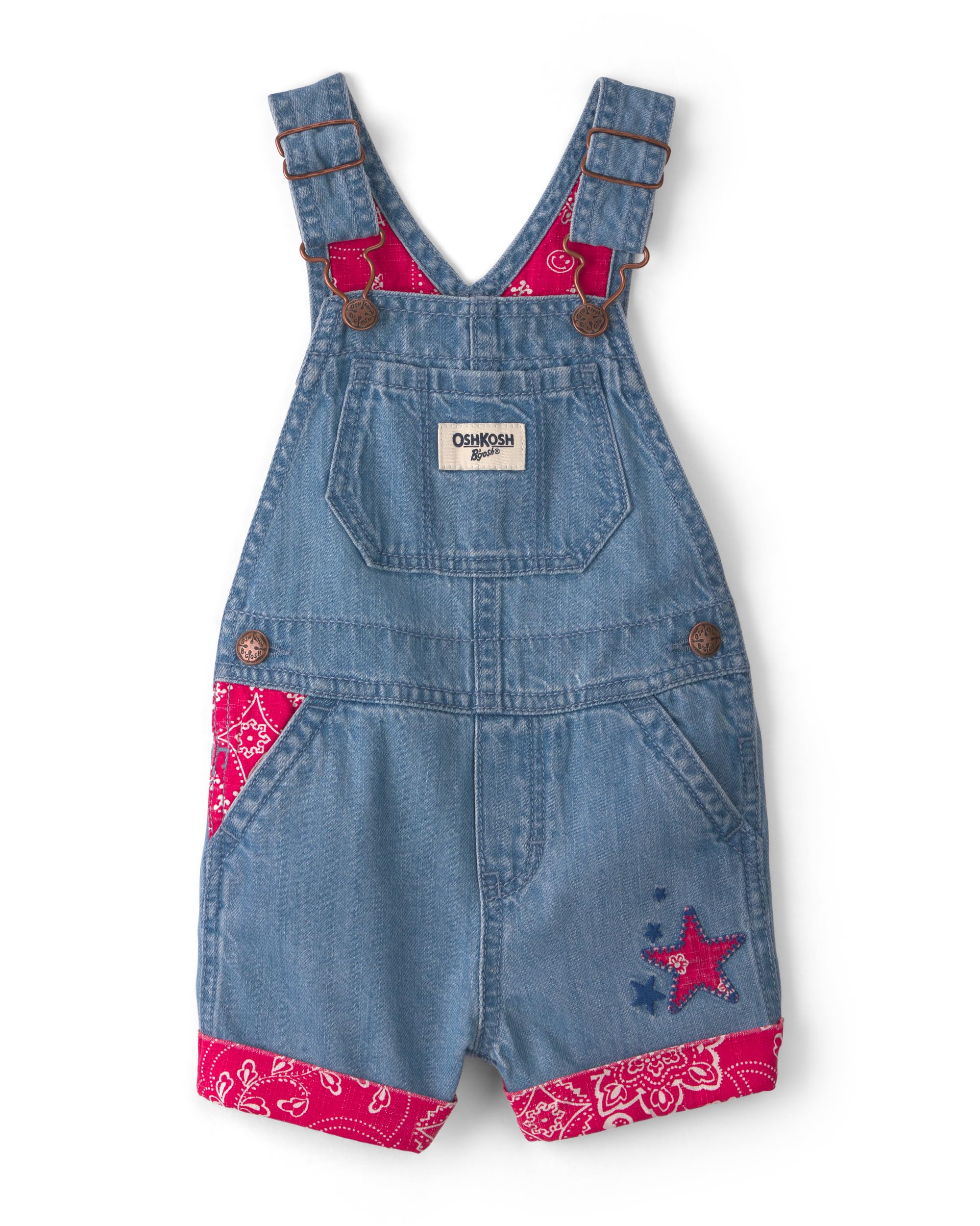OshKosh B'gosh Girl World's Best Overalls, Blue, 18M Image