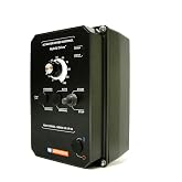 KB ELECTRONICS 9987 0-208/230 VAC Output, 1 HP (0.75 KW), 115/230 VAC, 14.4/8.1 AMP, 50/60 HZ, Drive, Inverter, KBAC Series, KBAC-24D Black, NEMA-4X, Single Phase