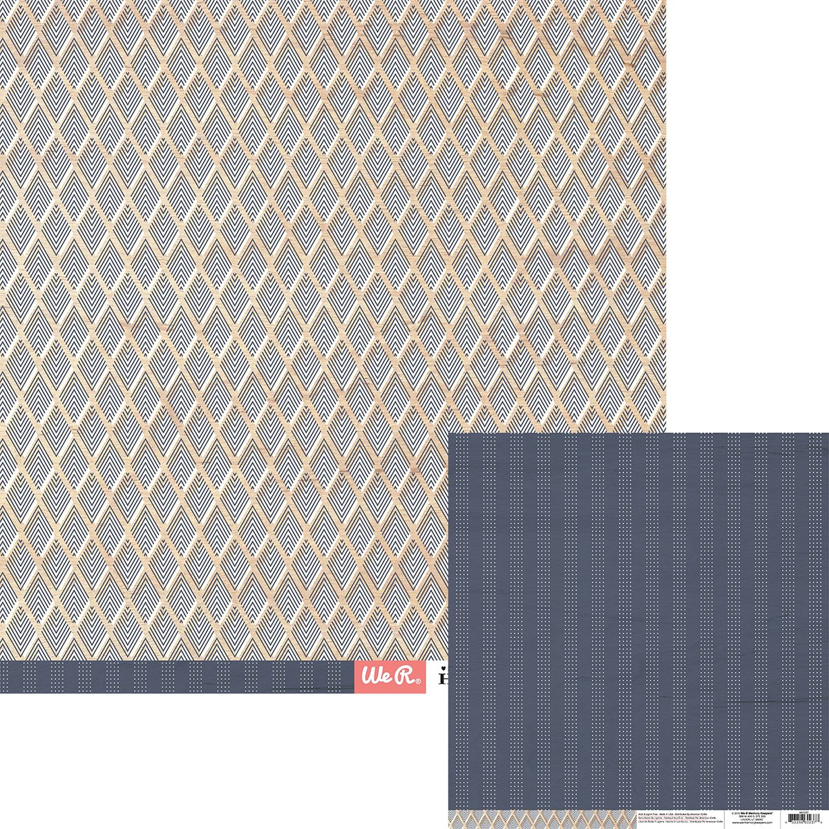 We R Memory Keepers Here and Now-Honey I'm DS Paper12-inch, Acrylic, Multicolour, 30.2x31.39x0.1 cm