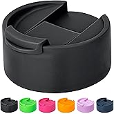 Bluwing Flip Lid for Hydro Flask Wide Mouth, Replacement Lid for Hydroflask 12-64 oz,Simple Modern, Takeya, Iron Flask and Other Wide Mouth Bottle