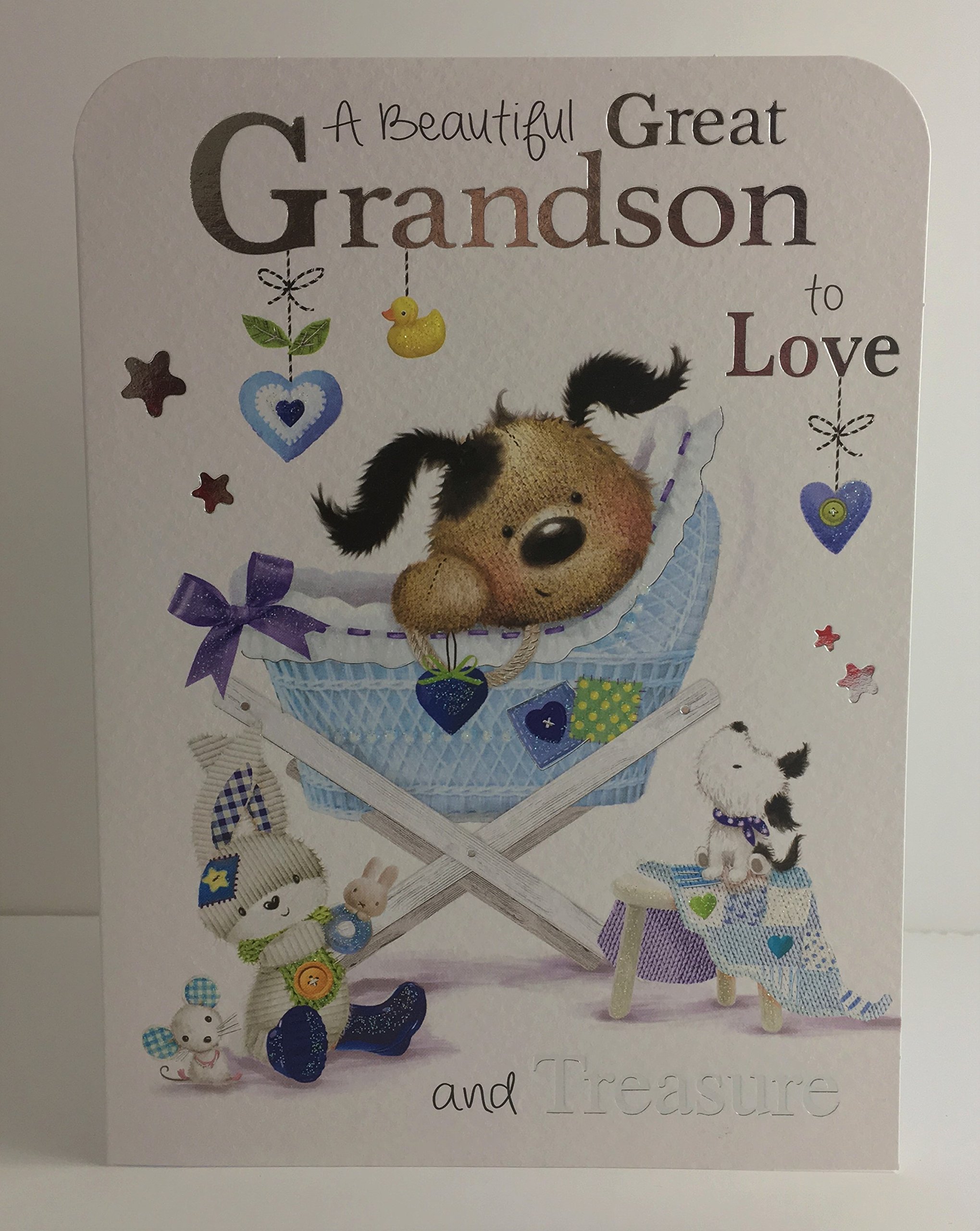 Jonny Javelin Beautiful Great Grandson To Love And Treasure Card
