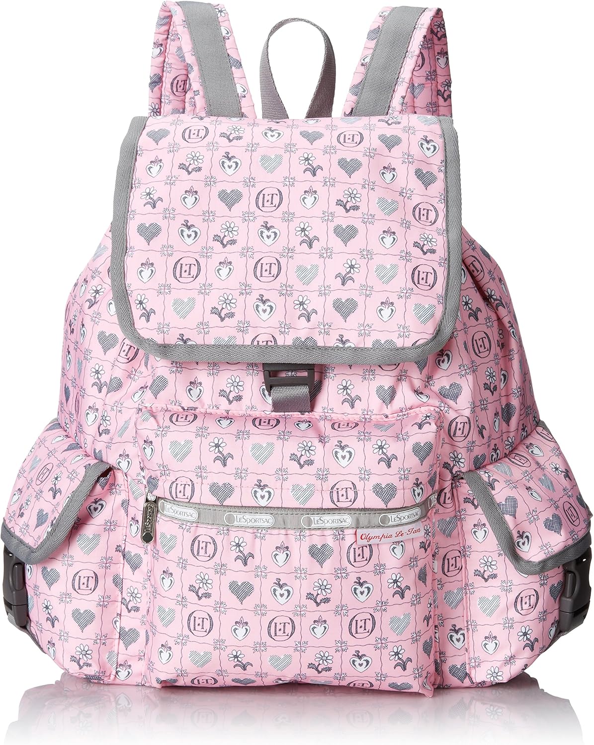 LeSportsac Voyager Mochila, Blooming Corazones, Talla única