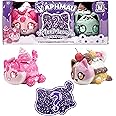 Aphmau 6” MeeMeow Plush 3-Pack, Ice Cream Surprise Box That Includes 2 Ice Cream Sparkle + 1 Exclusive Mystery Sparkle, Official Merch