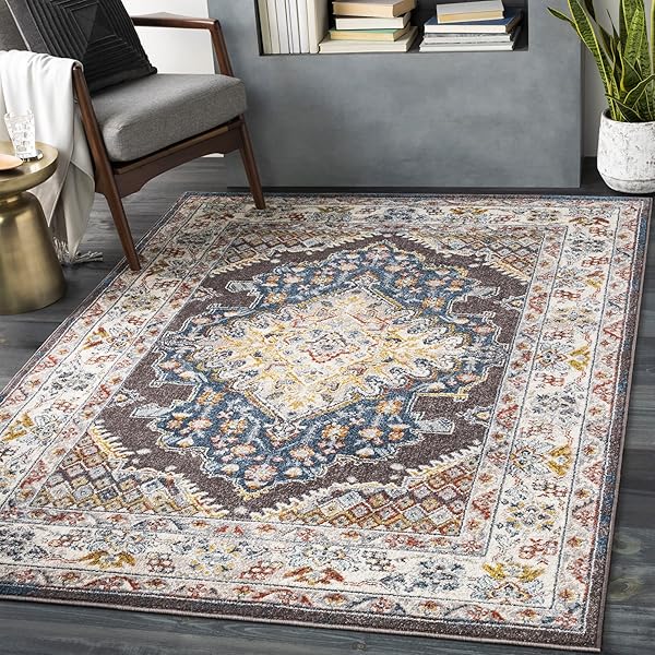 enjoy discount Old Odelia Hand Artistic Made Weavers Abbey Floral Rug,5