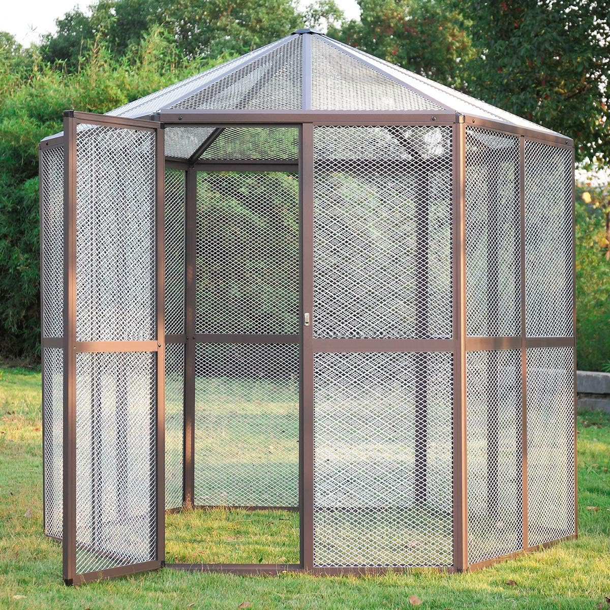 COZIWOW Extra Large Bird Cage for Parakeet Parrot Bird Perch, Big Indoor Outdoor