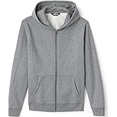 Lands' End School Uniform Adult Zip Front Sweatshirt