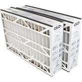 Trion Air Bear 255649-105 (2-Pack) &ndash; 16&rdquo; x 25&rdquo; x 5&rdquo; Pleated Air Filter, MERV 8