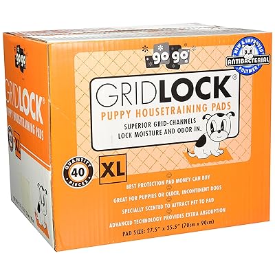 GoGo Pet Products Gridlocks X-Large Puppy Pads, 40 Jamaica Ubuy