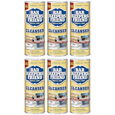 Bar Keepers Friend Powdered Cleanser 21-Ounces (6-Pack)