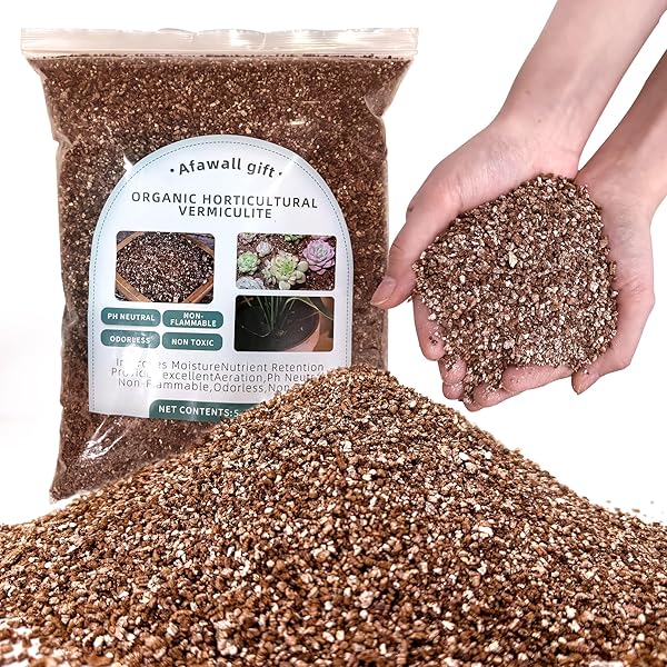 AFAWALL GIFT ORGANIC VERMICULITE BULK, 5QT ORGANIC VERMICULITE...