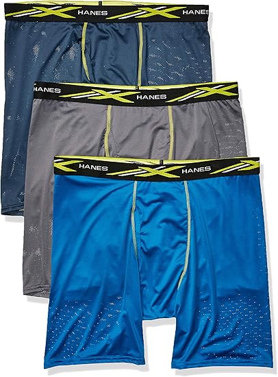 hanes x temp mesh boxer briefs