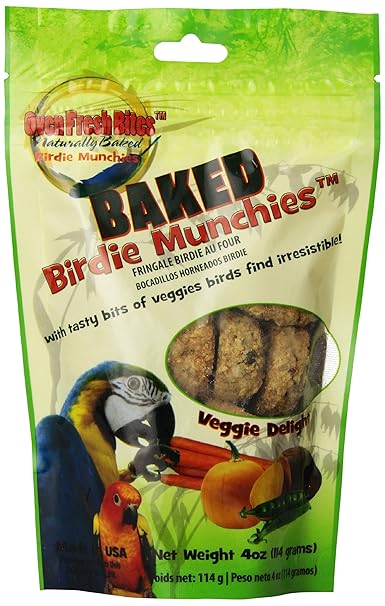 Oven Fresh Bites Birdie Munchies Pet Treat, 4-Ounce