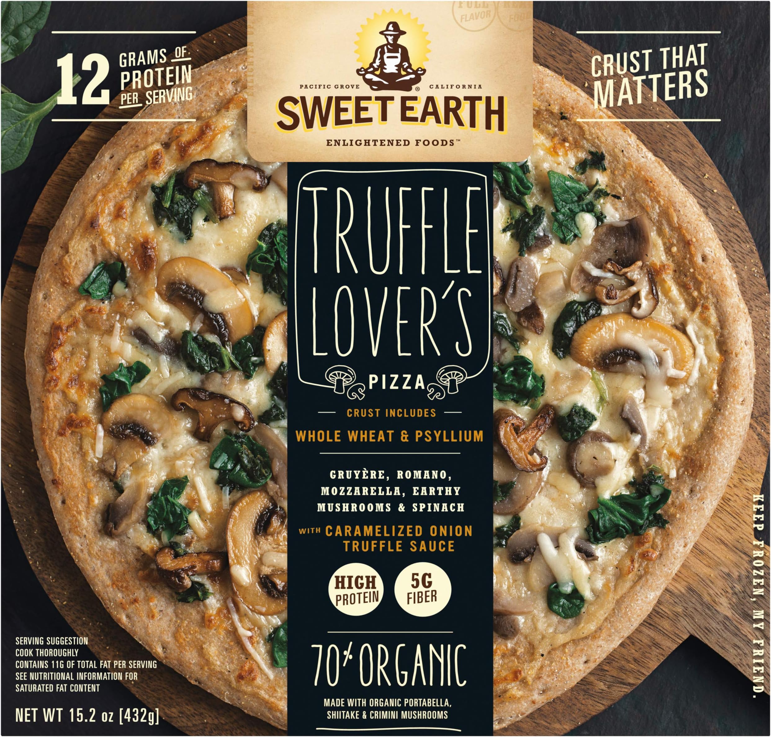 Sweet Earth, Truffle Lover's, 15.2 oz (frozen)
