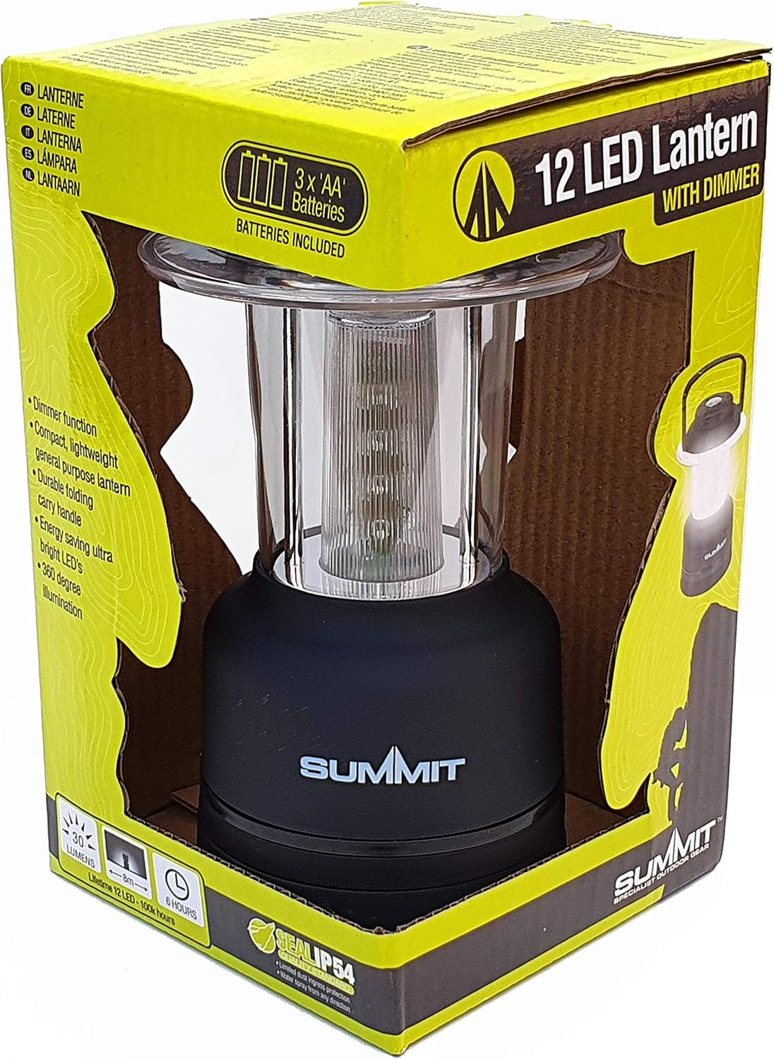 Summit 12 LED Lantern: Amazon.co.uk: Sports & Outdoors