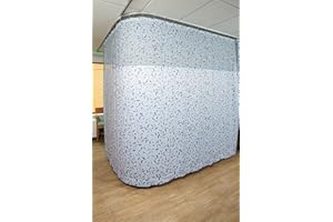CD CUSTOM DRAPERY Designer Flame Retardant Privacy Curtains with Mesh and Grommets for Hospitals, Rehabilitation Centers, and institutions. (6' Wide x 7 1/5' Long Color A-4)