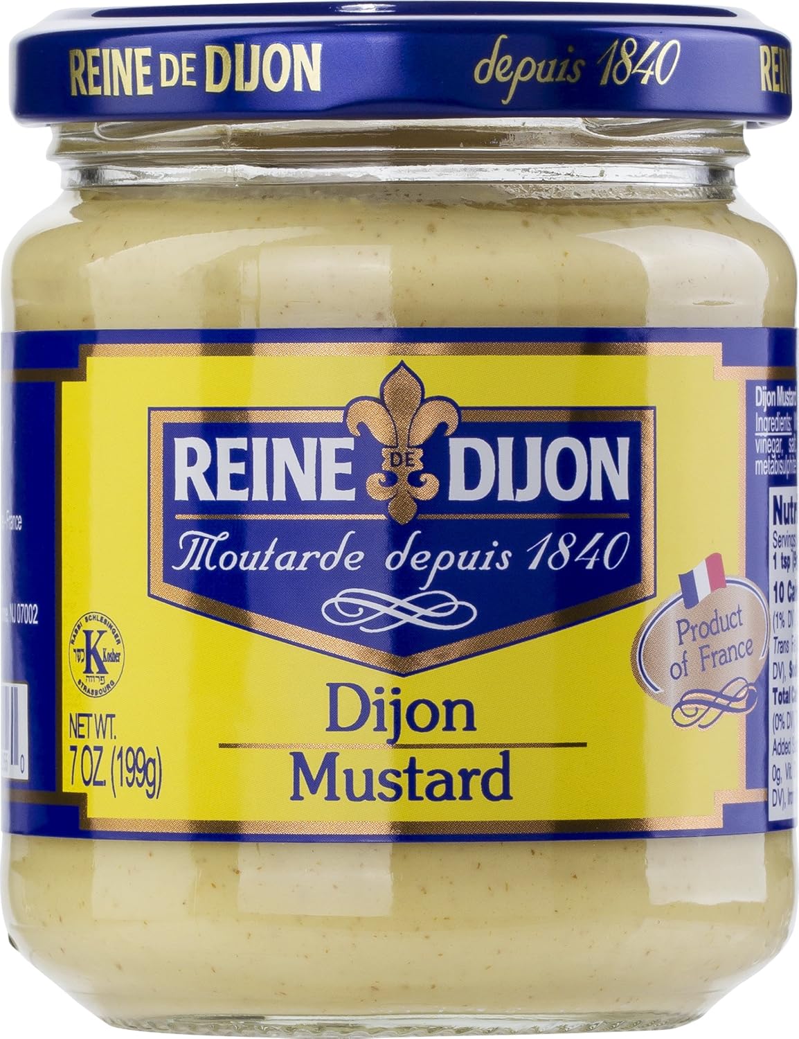 Reine de Dijon Mustard (1 Pack) Grocery & Gourmet Food