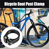 X AUTOHAUX 31.8mm Aluminum Seat Post Clamp Black 1.25 inch view 2