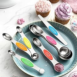 Spring Chef Magnetic Measuring Spoons Set, Dual