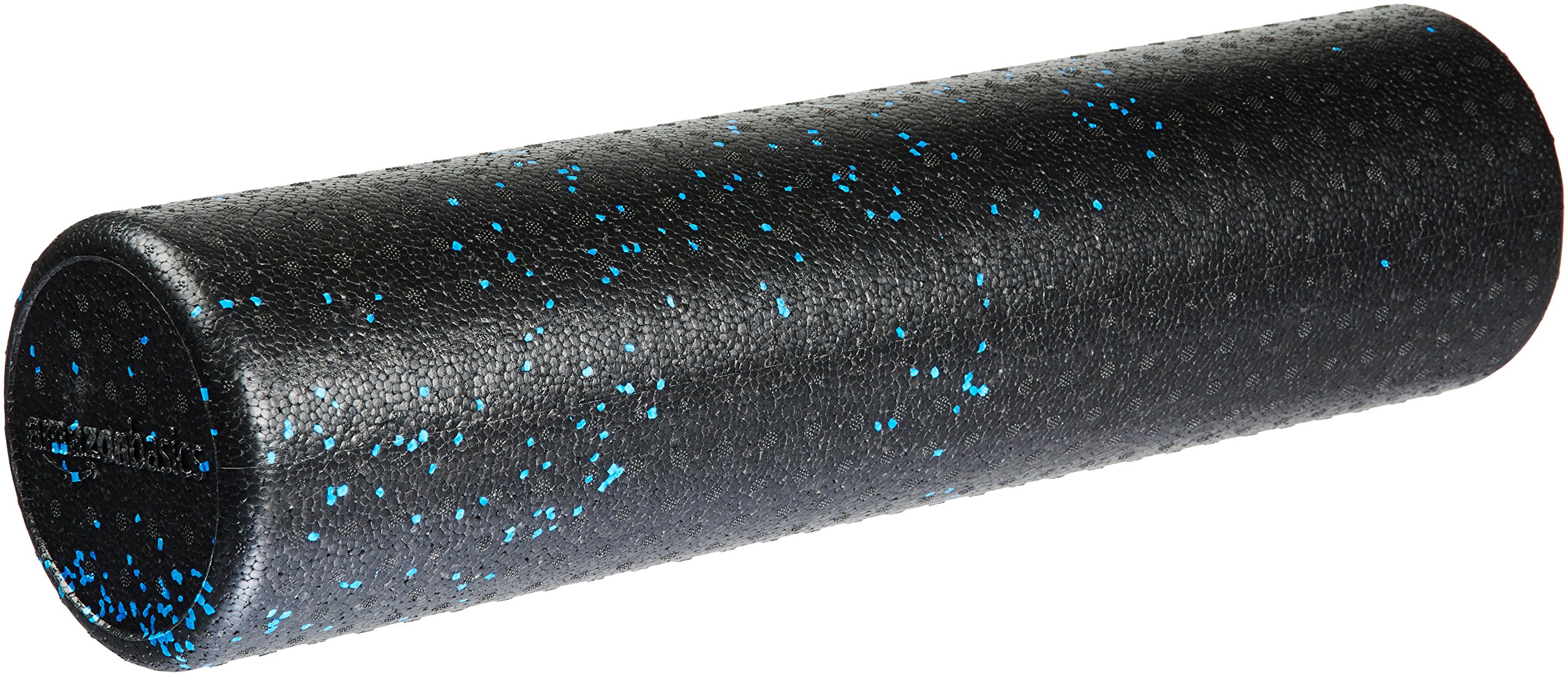 Photo 1 of Amazon Basics High Density Foam Roller for Exercise and Recovery, 24 Inches, Blue Speckled