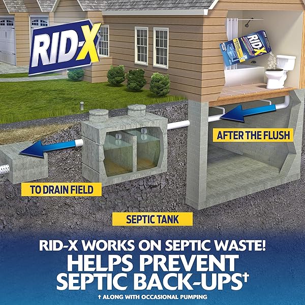 RID-X SEPTIC TREATMENT 3 MONTH SUPPLY POWDER, 29.4 OUNCE