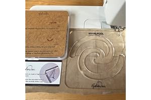 Halandar Free Motion Quilting Template Acrylic Series with Instruction for Domestic Sewing Machine