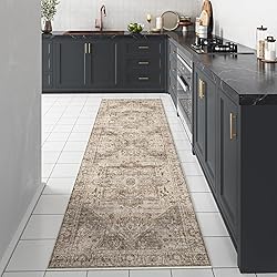 PureCozy Vintage Runner Rug 2x6 Hallway Bedroom Rug