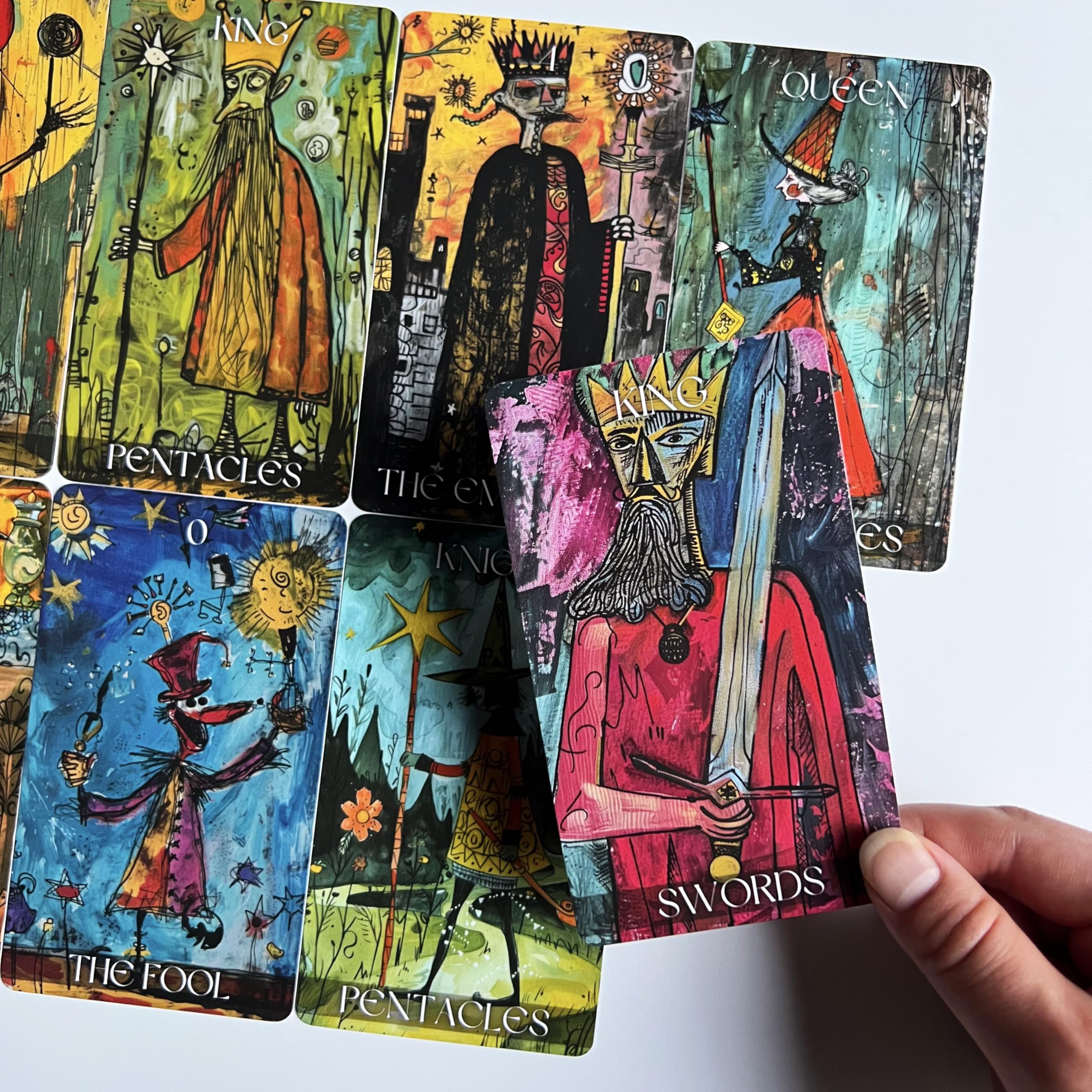 Graffiti Tarot Deck, Unique Tarot Cards for Beginners, Fortune Telling Cards